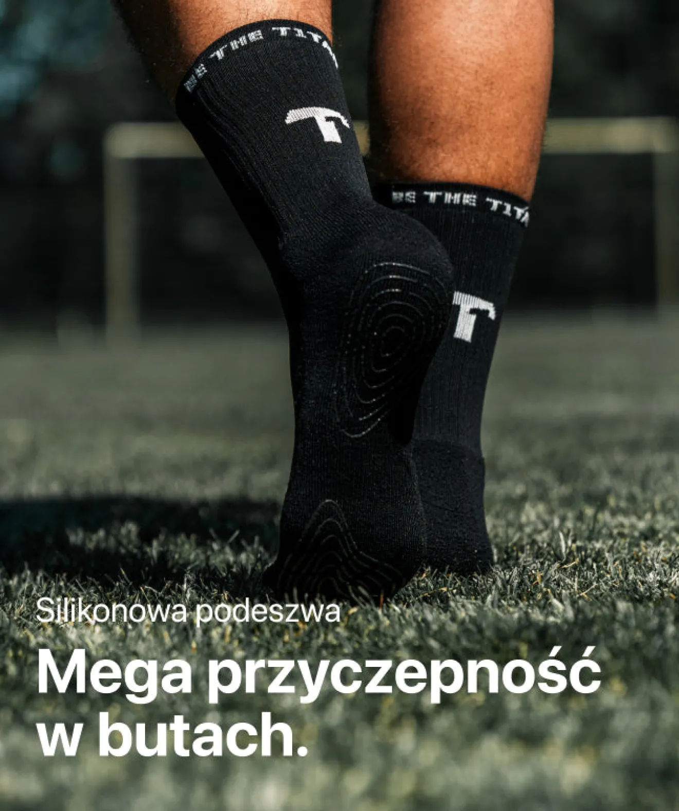 Best Grip Socks - czarne Skarpety I Getry