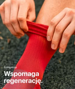 Online Grip Socks - czerwony Skarpety I Getry