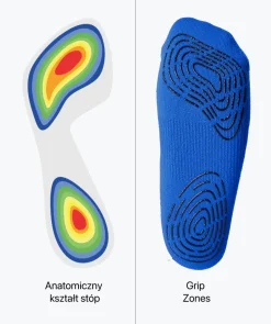 Flash Sale Grip Socks - niebieski Skarpety I Getry